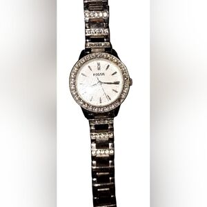 Fossil Jesse ES2362 Womens Stainless Steel Silver Analog Dial Quartz